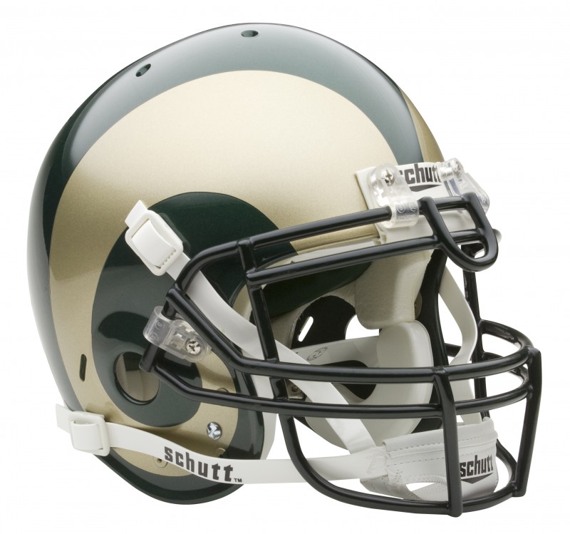 Colorado State Rams Full Size Authentic Helmet By Schutt Sports