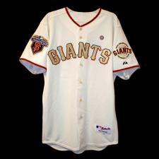 The Giants to wear gold-trimmed caps and jerseys for their ring
