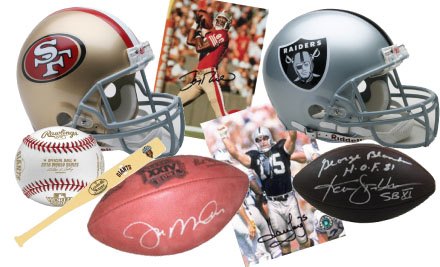 Autographed outlet memorabilia