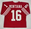 Joe Montana San Francisco 49ers deluxe Red Jersey