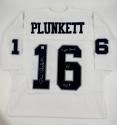 Jim Plunkett Autographed Authentic Raiders Old Style White Jersey, with "SB XV M