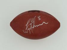 Troy Aikman Autographed Official Super Bowl 27 Football by Wilson Image