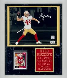 Kyle Juszczyk Autographed Plaque