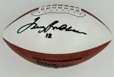 Terry Bradshaw Autographed Football-White Panel