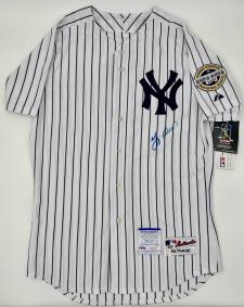 Yogi Berra Autographed Yankees Jersey  