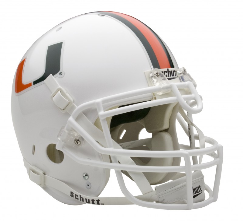 Miami Hurricanes Full Size Authentic Helmet by Schutt | Sports Memorabilia!